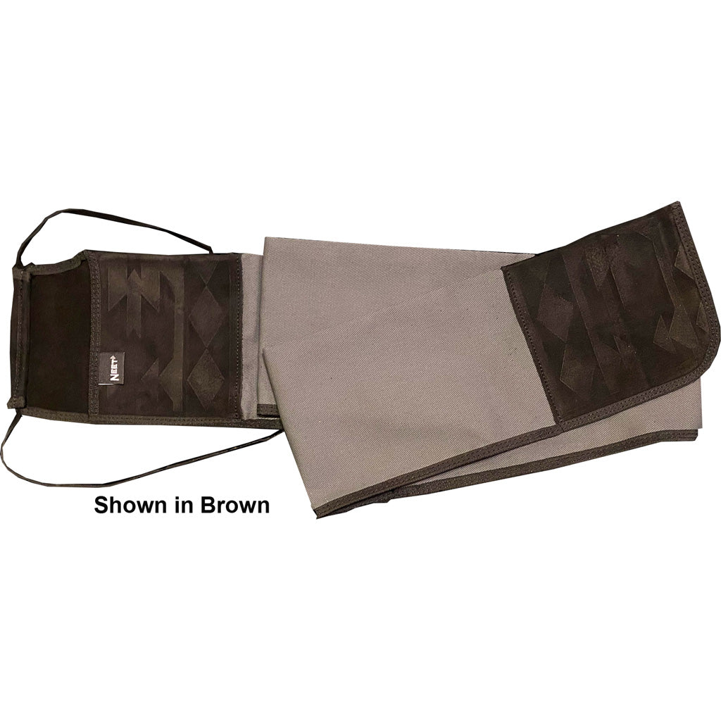 Neet Traditional Bowcase Grey Black 72 in.