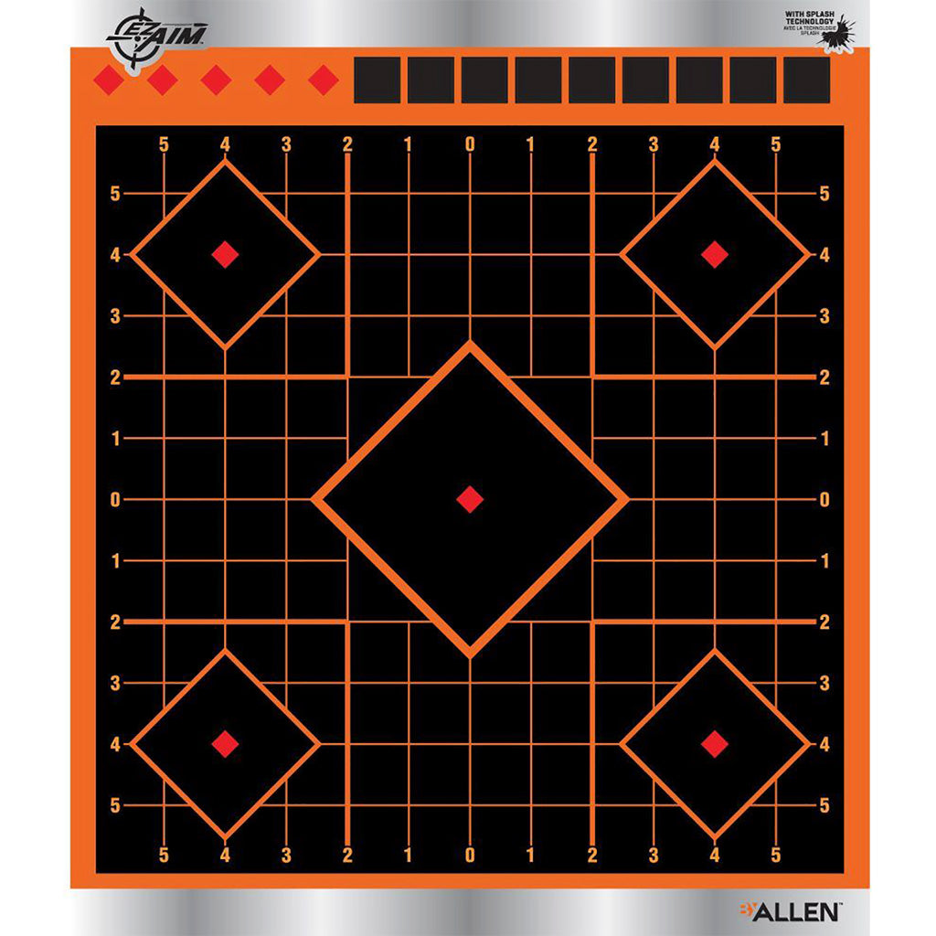 EzAim Reflective Splash Sight-In Adhesive Targets 9 in. 6 pk.