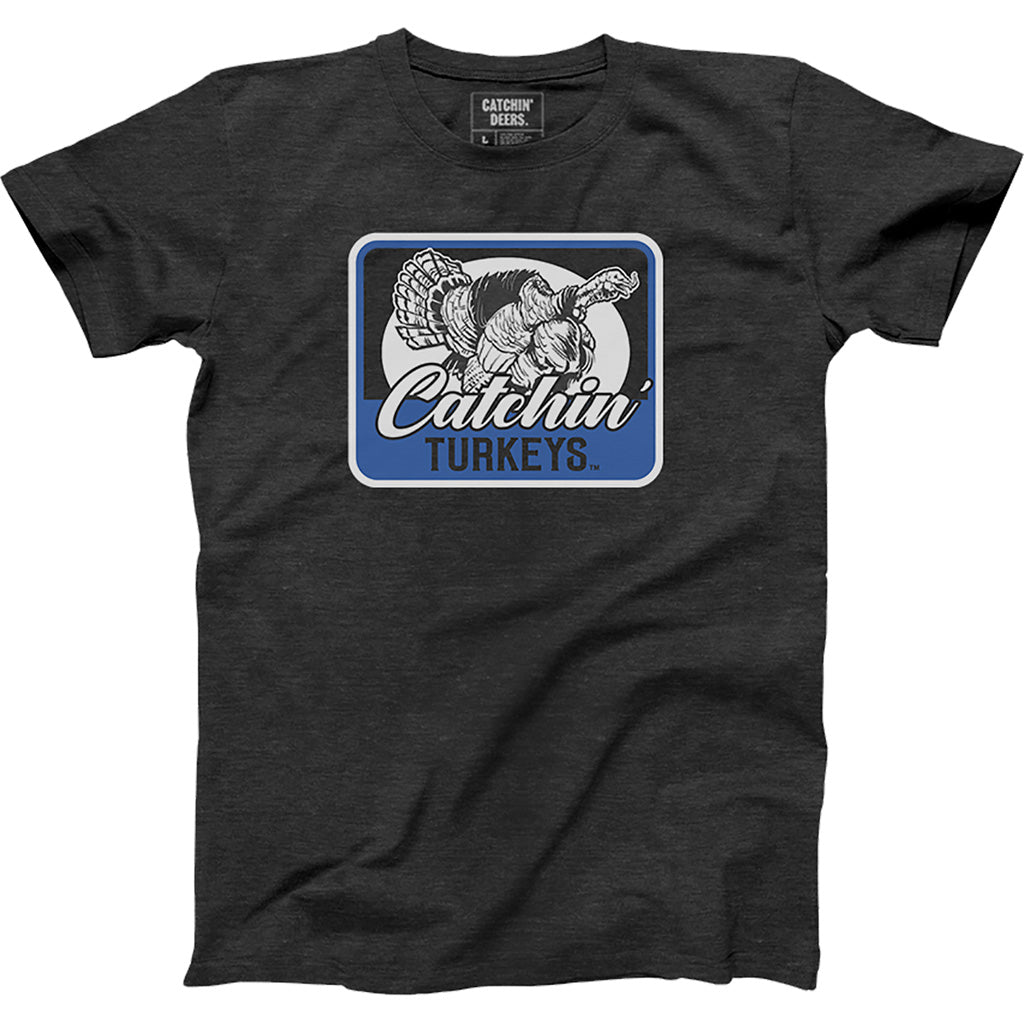 Catchin Deers Gobbler Tee Charcoal X-Large