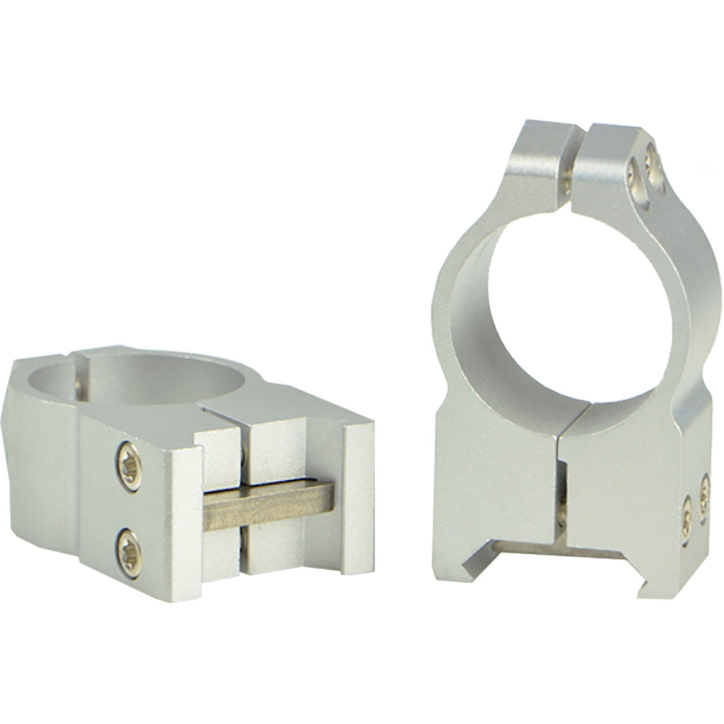 Warne Maxima Vertical PA Scope Rings Silver 1 in. High