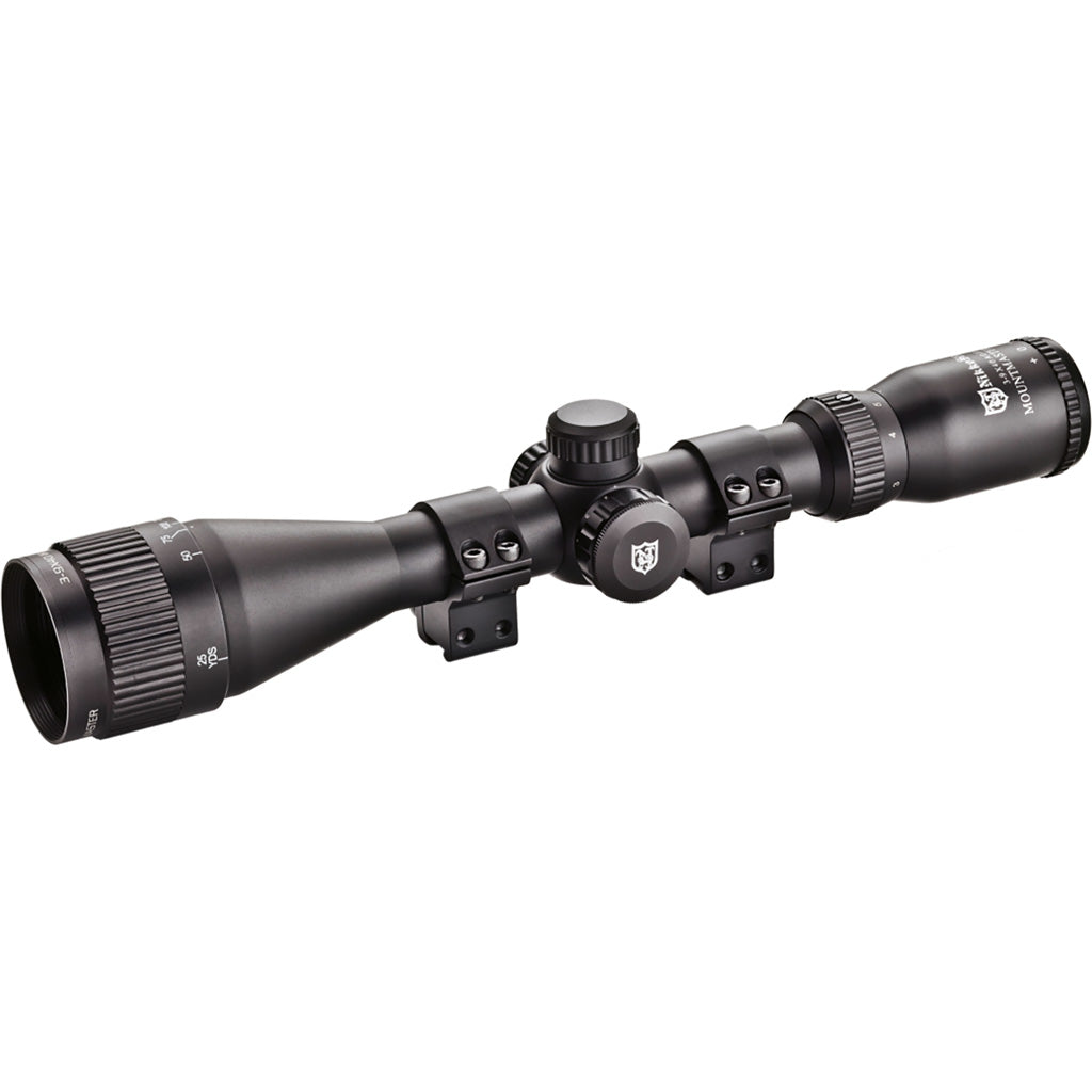 Nikko Stirling Mountmaster Scope 4-12x50 AO HMD with Weaver Rings