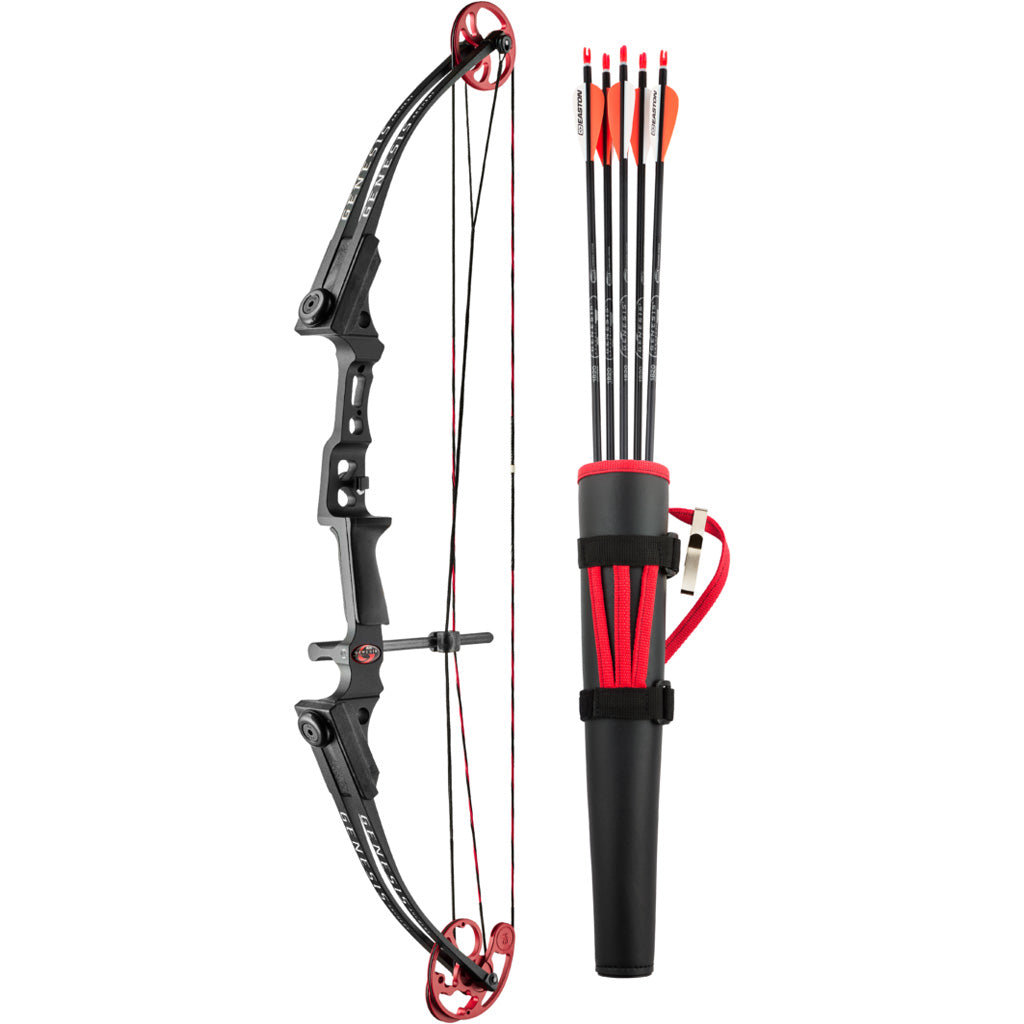 Genesis Mini Bow Set Black w/Red Cam RH