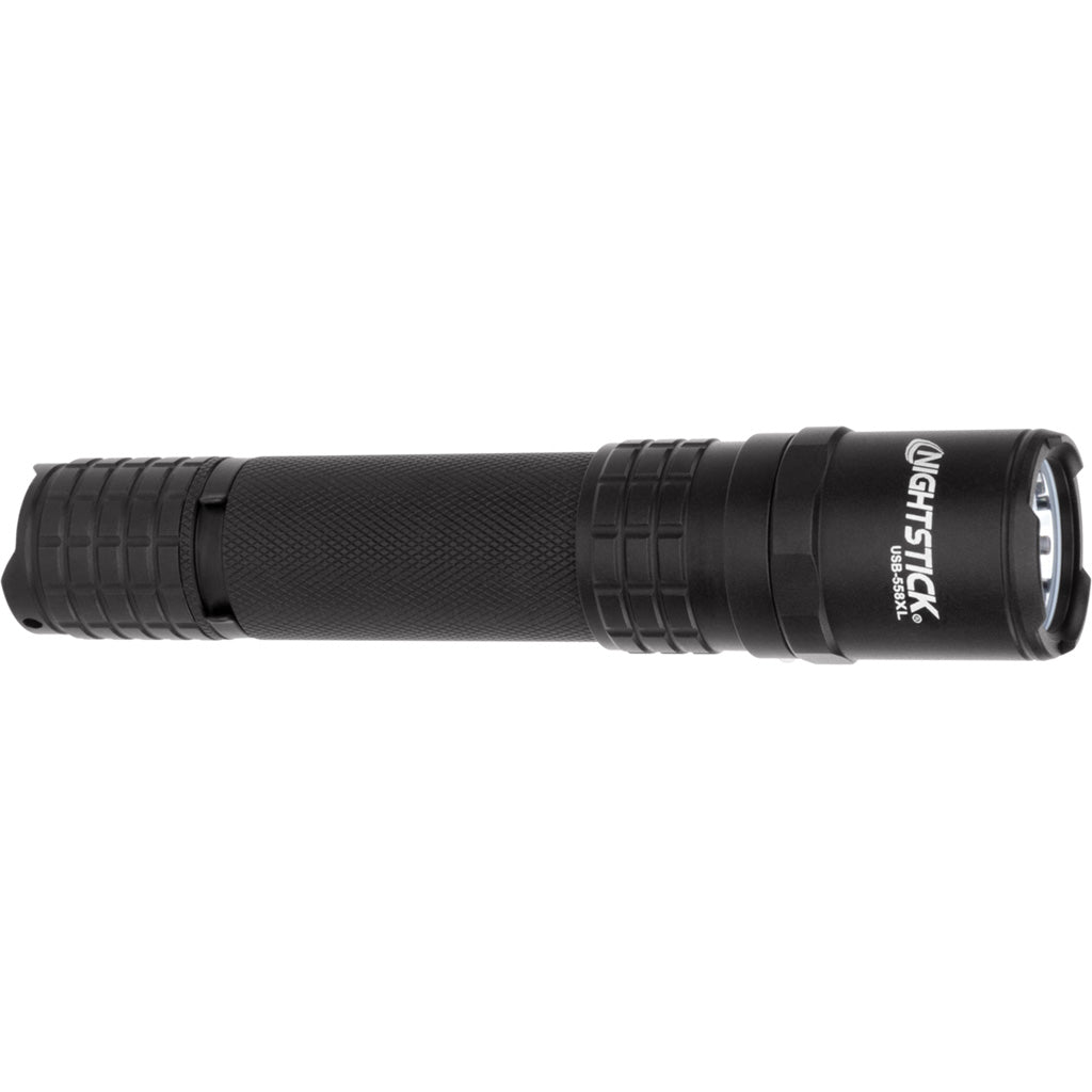 NightStick Tactical Rechargeable Flashlight Black 900 Lumens USB