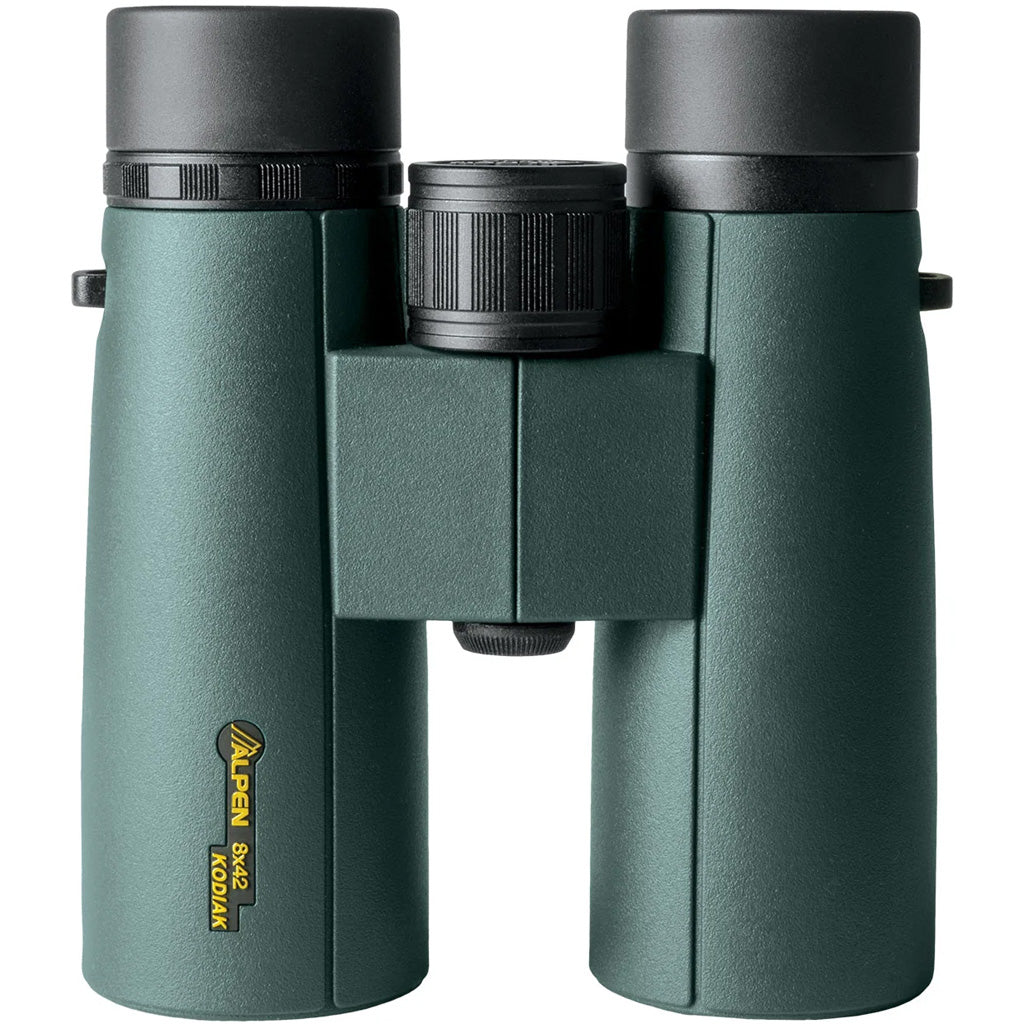 Alpen Kodiak Binoculars 10X42 Waterproof Short Hinge Rubber Covered Green