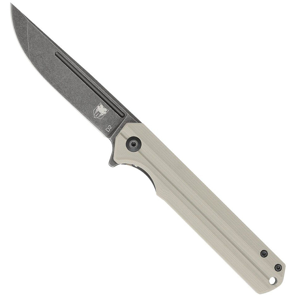 CobraTec Streamline G-10 Folder Knife Folding Blade Tan
