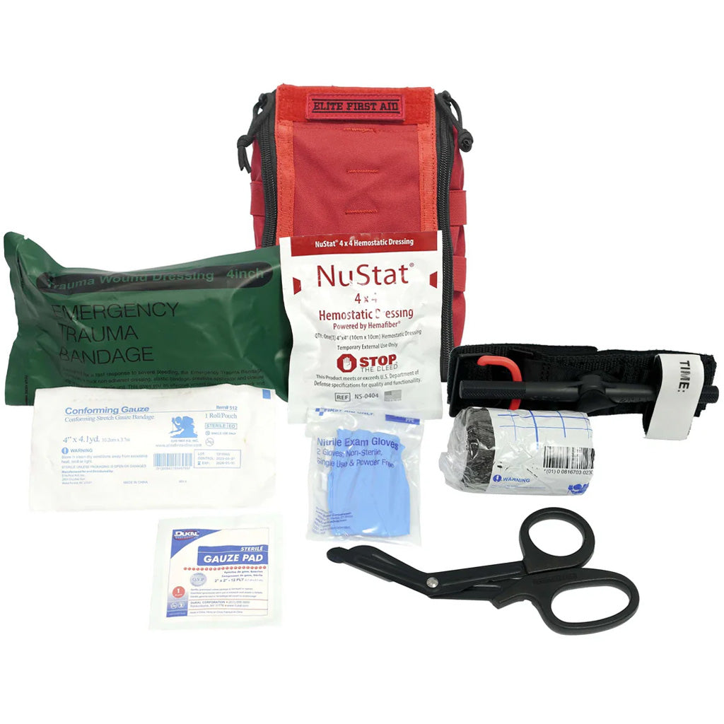 Elite First Aid Advanced Patrol Trauma Kit Red