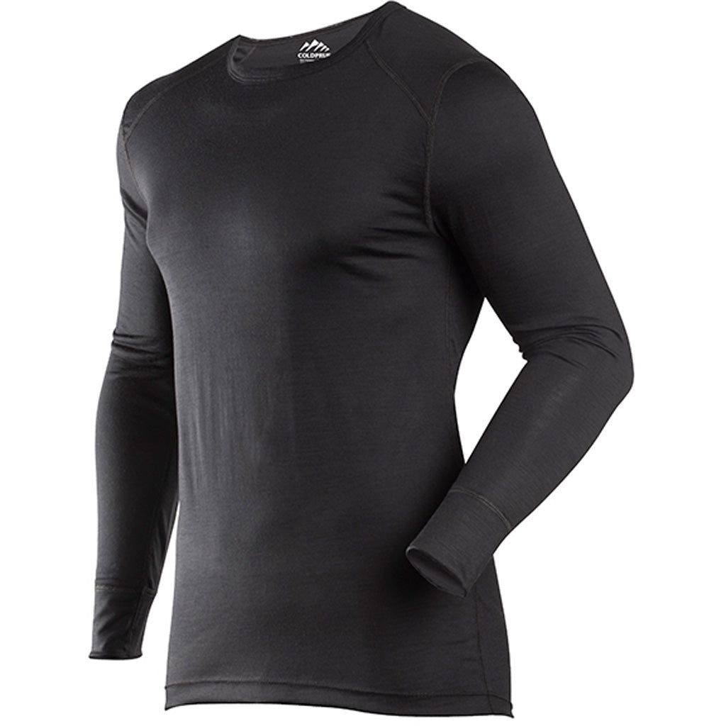Cold Pruf Classic Merino Crew Baselayer Black Medium