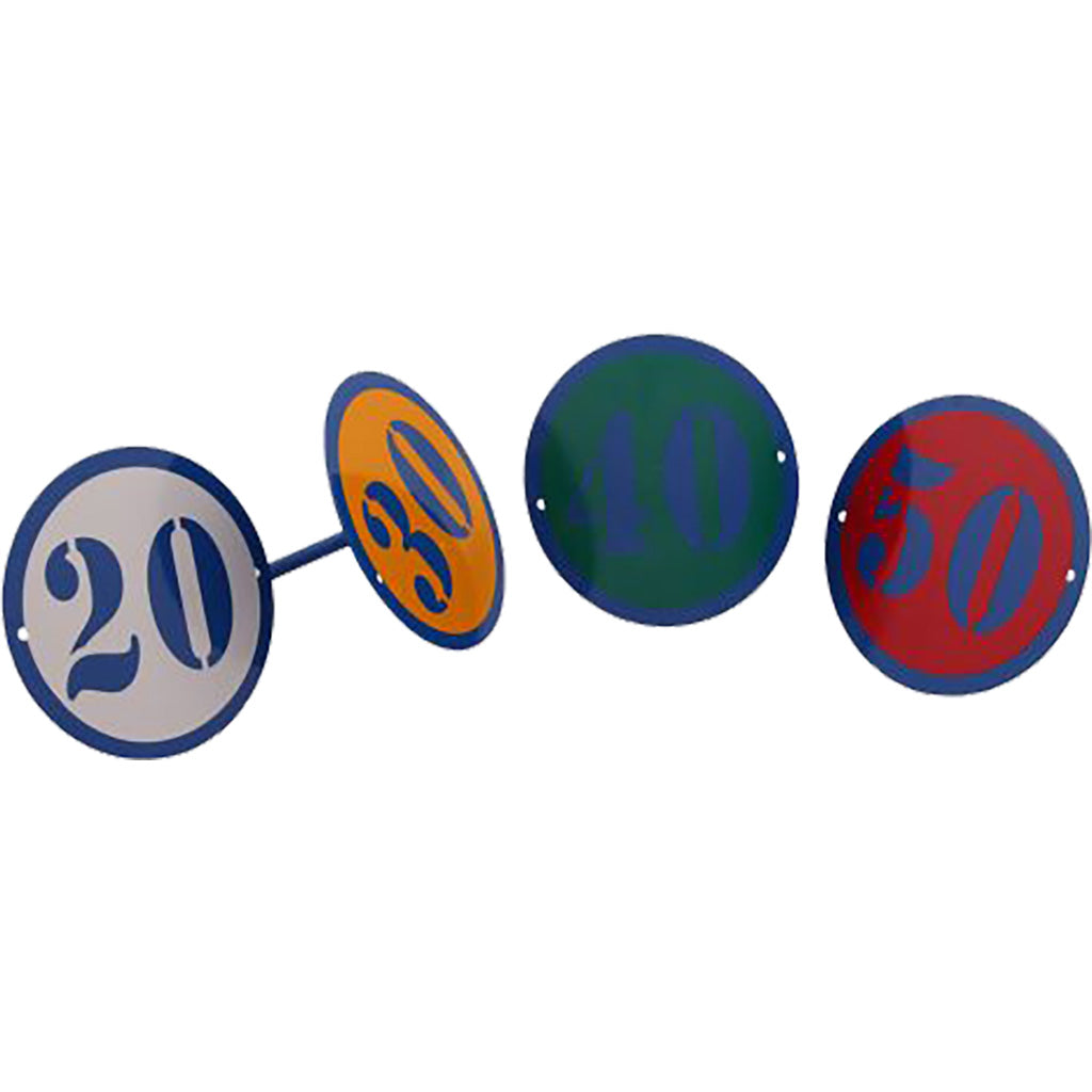 Bowtree Marked Yard Spots 4 Pk. 20,30,40,50 Yards