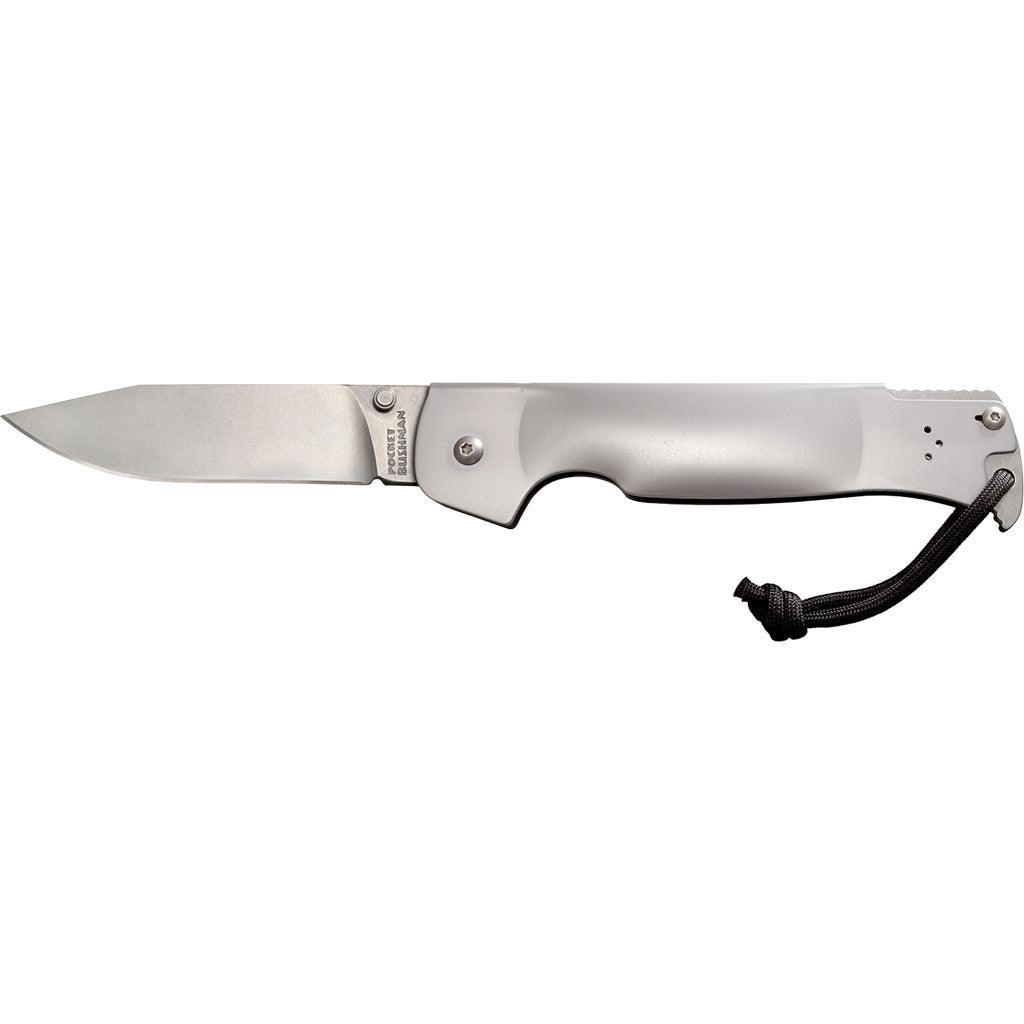 Cold Steel Pocket Bushman Folding Knife Sliver 4.5 In. - Archery Warehouse