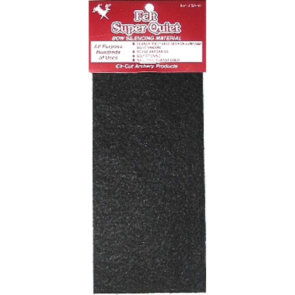 Cir-cut Felt Silencing Material Black 3x7 In. 1 Pk. - Archery Warehouse