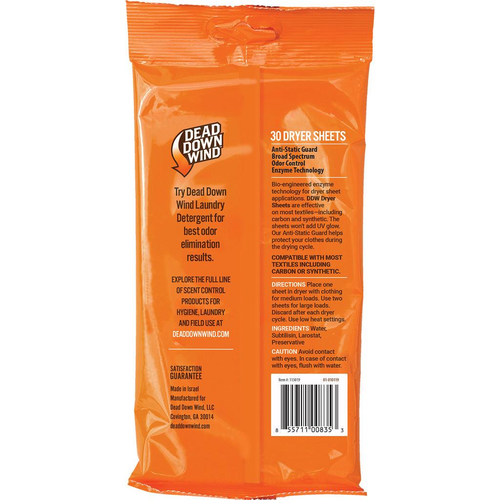 Dead Down Wind Dryer Sheets 30 Ct. - Archery Warehouse