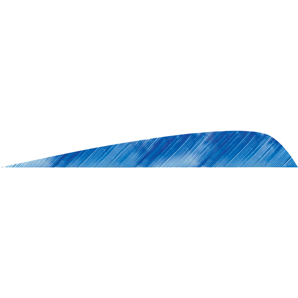 Parabolic Feathers White Blue | Parabolic Feathers | Archery Warehouse