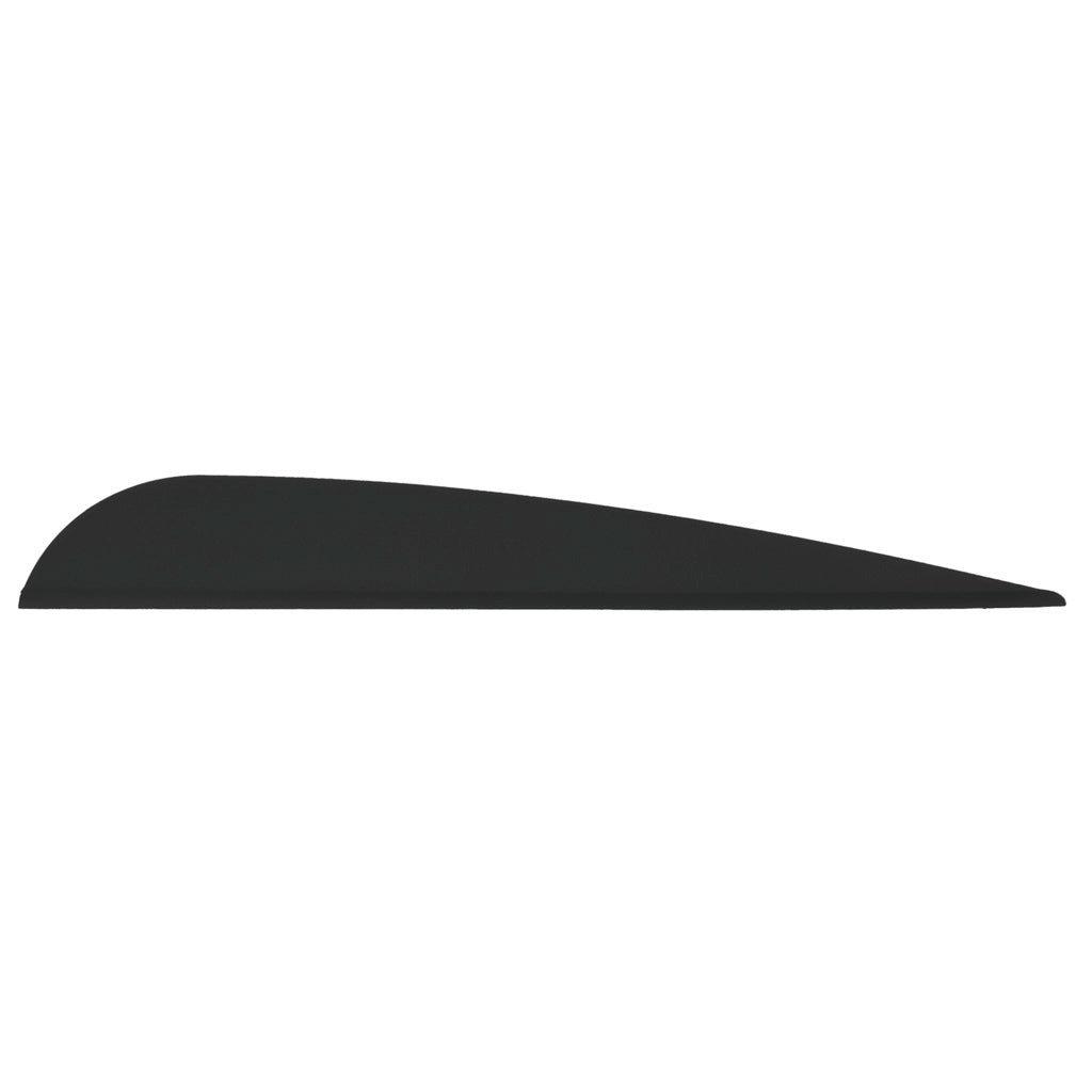 Aae Elite Plastifletch Vanes Black 3.875 In. 100 Pk.
