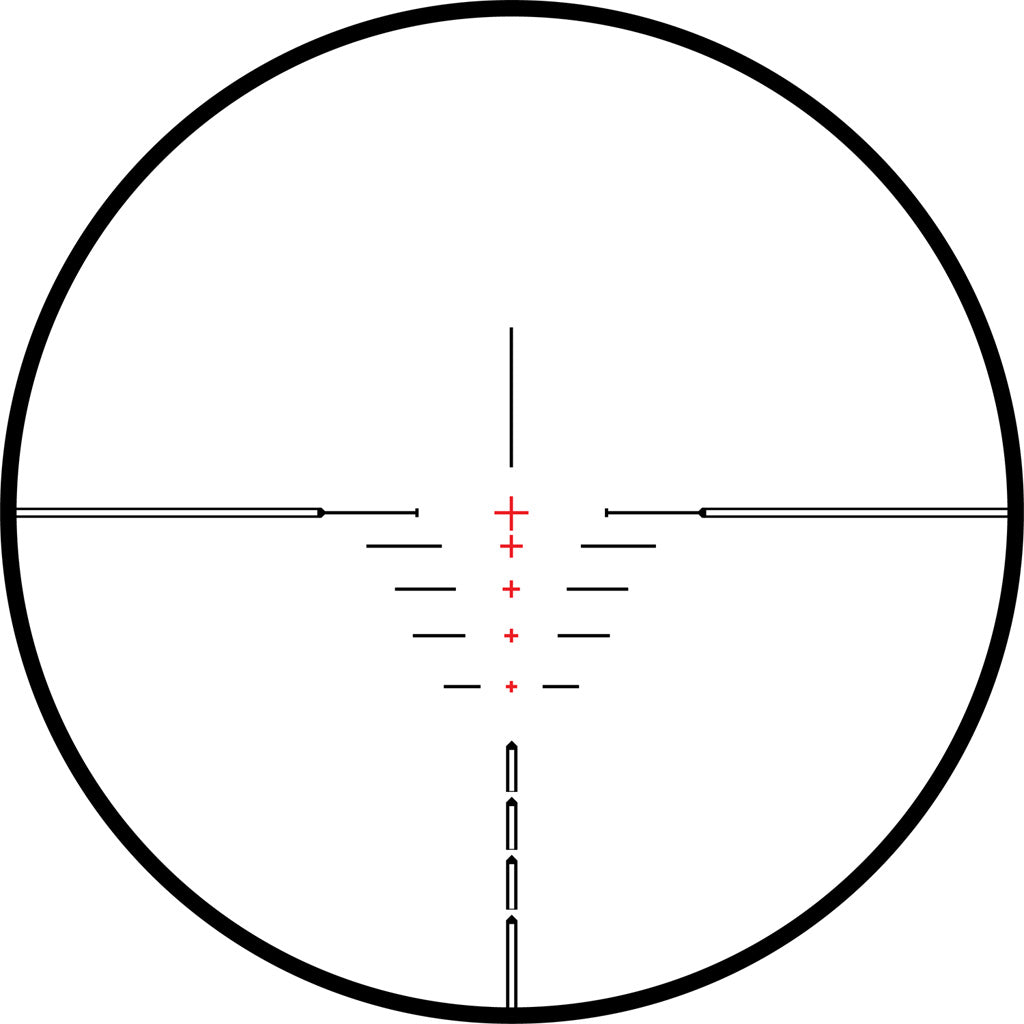 Hawke Xb1 Crossbow Scope 1.5-5 X 32 Illuminated Reticle