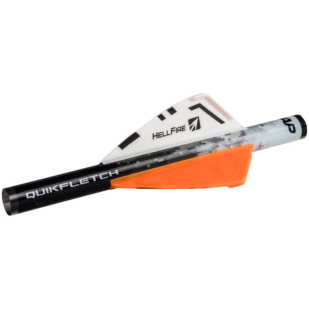 Nap Quikfletch Hellfire White-orange-orange 2 In. 6 Pk