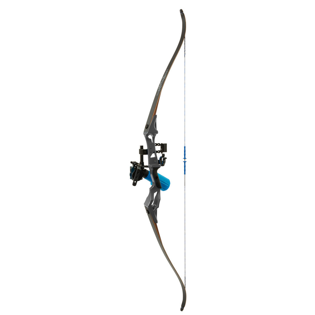 Fin Finder Bank Runner Bowfishing Recurve Package W-winch Pro Bowfishing Reel Black 35 Lbs. Rh