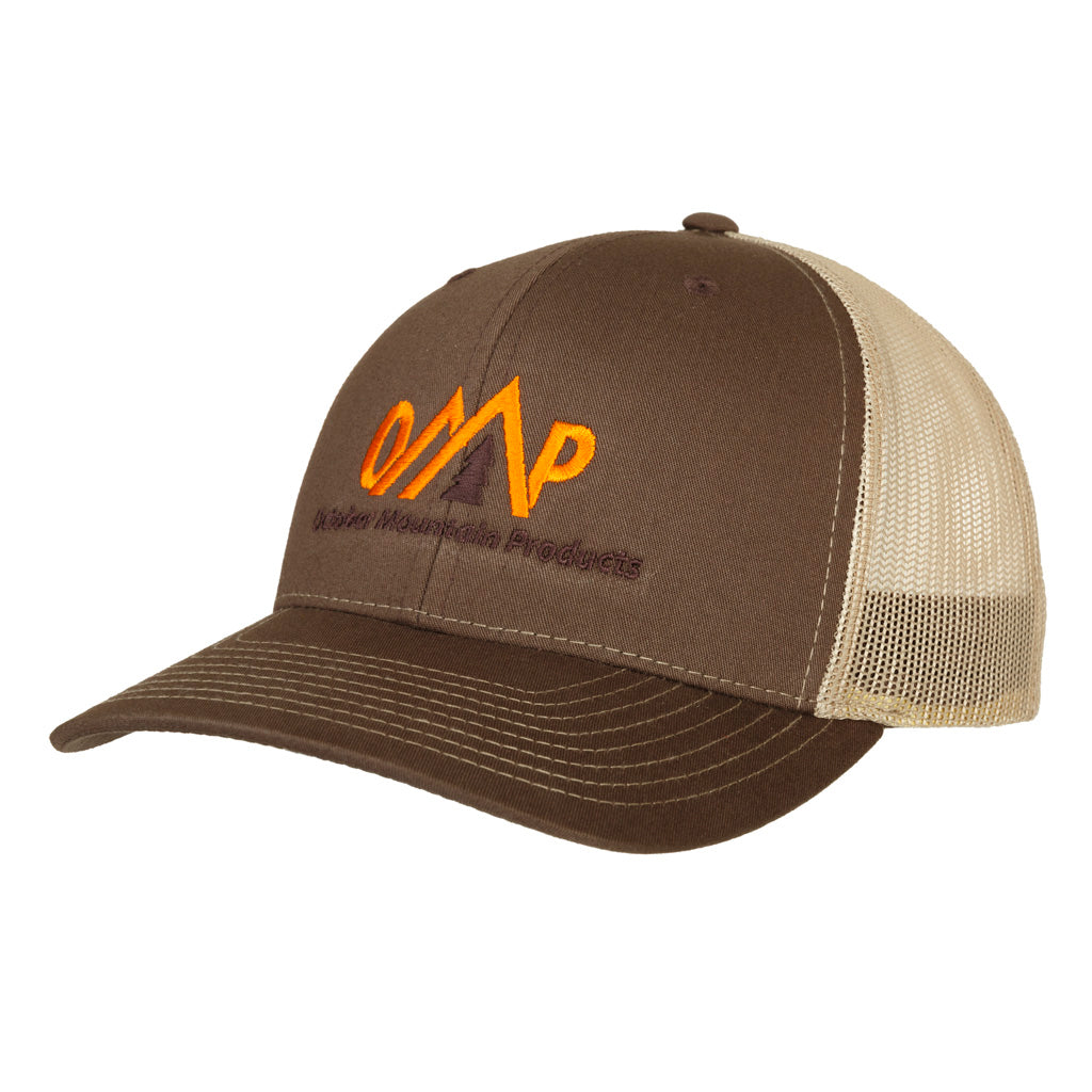 October Mountain Logo Hat Brown-tan
