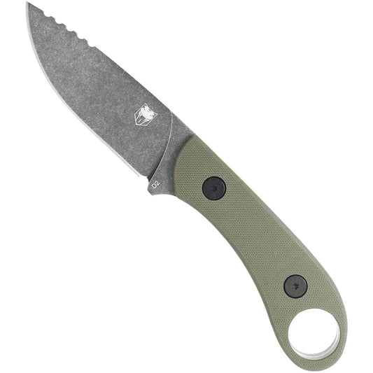 CobraTec D2 Skinner Knife Generation II Fixed Blade OD Green