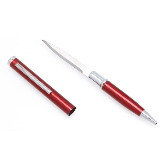 CobraTec Pen Knife Fixed Blade Red