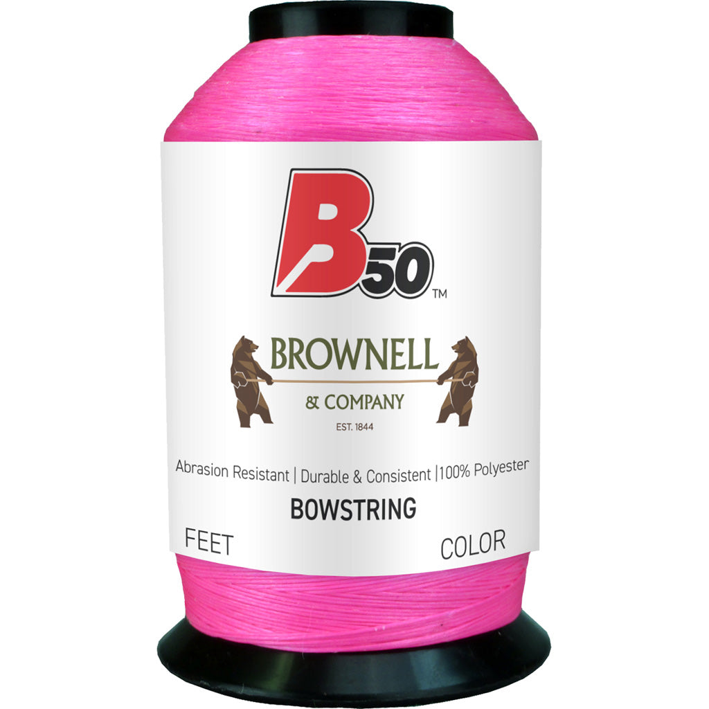 Brownell B50 Bowstring Material Fluorescent Pink 1/4 lb.