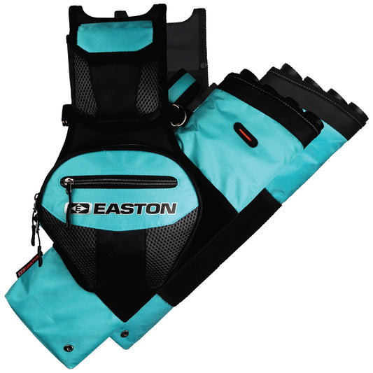 Easton Flipside 4-Tube Hip Quiver Teal RH/LH