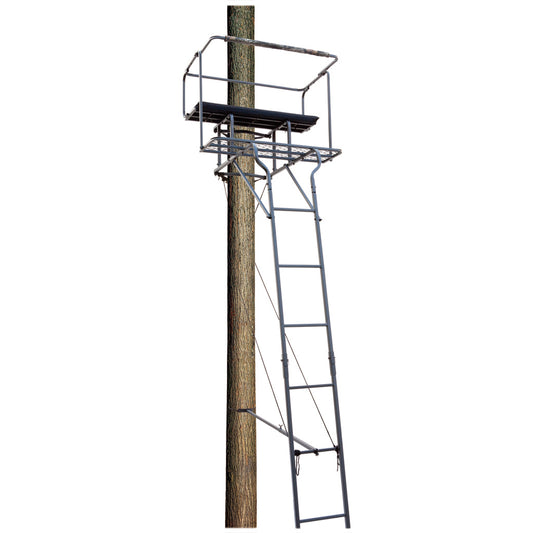 Big Dog Big Bud Ladder Stand Two Man 15 ft.