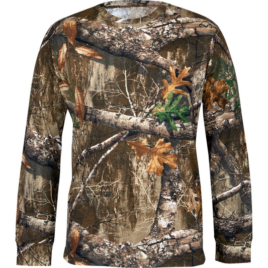 Habit Mens Long Sleeve Tee Large Realtree Edge