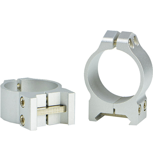 Warne Maxima Vertical PA Scope Rings Silver 1 in. Low