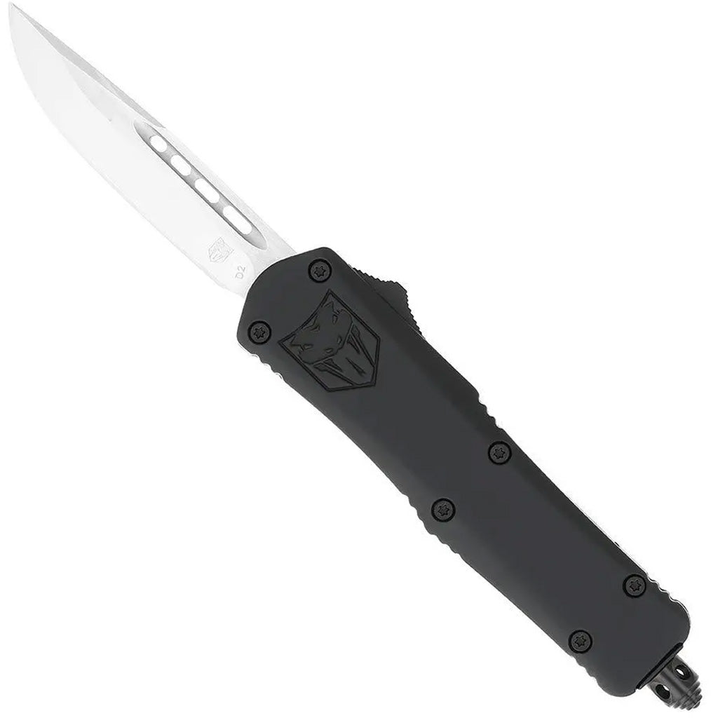 CobraTec Small FS-3 OTF Knife Dual Action OTF Blade Black