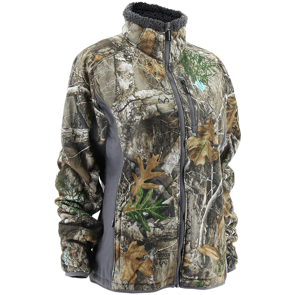 Nomad Womens Harvester Jacket Realtree Edge/Charcoal Gray Medium