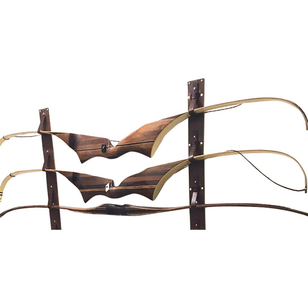 Leather Recurve Rack 3 Bow