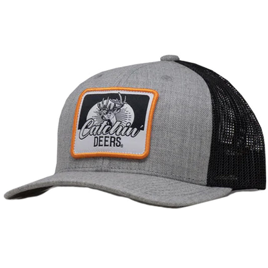 Catchin Deer Wallhanger Mesh Back Cap Heather Grey/Black
