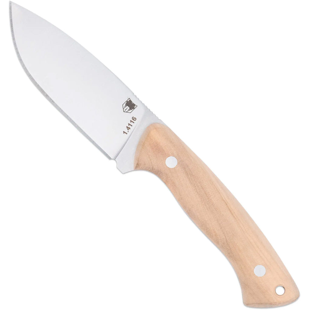 CobraTec Fixed Blade Twin Mountain Knife Fixed Blade Olivewood 4"