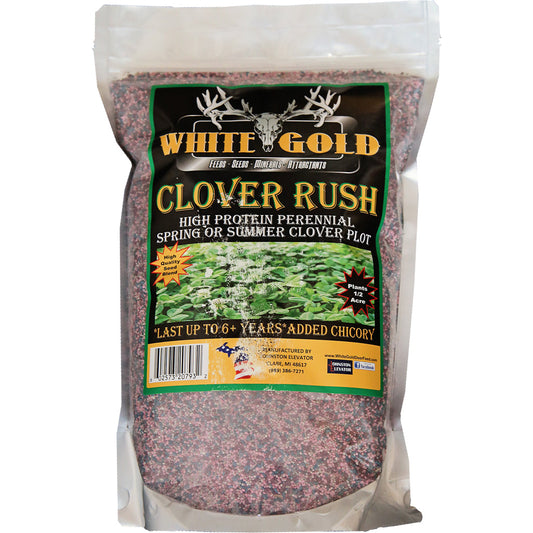 White Gold Clover Rush Seed 5 lb.
