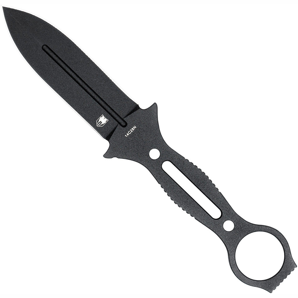 CobraTec Ringed Claymore Dagger Fixed Blade Black