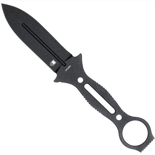 CobraTec Ringed Claymore Dagger Fixed Blade Black
