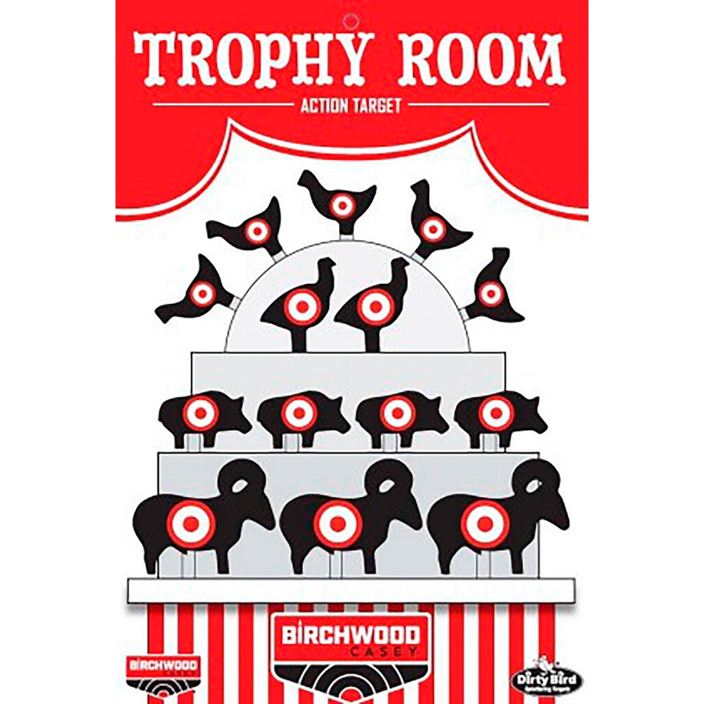 Birchwood Casey Dirty Bird Trophy Room?? 12x18"" 6pk