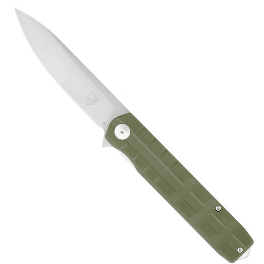 CobraTec Large Kuzio Drop Folder Knife Folding Blade OD Green