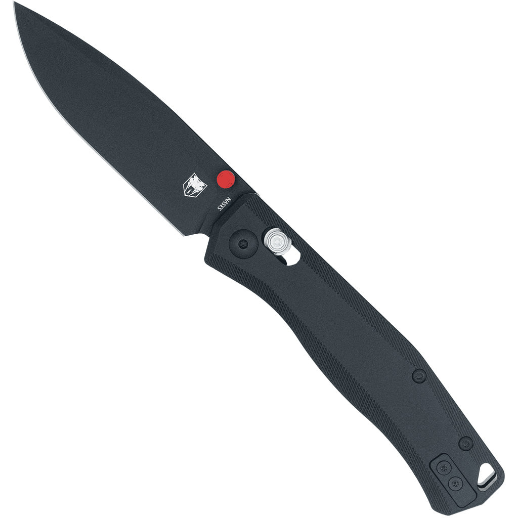CobraTec Regent S35VN Knife Folding Blade Black