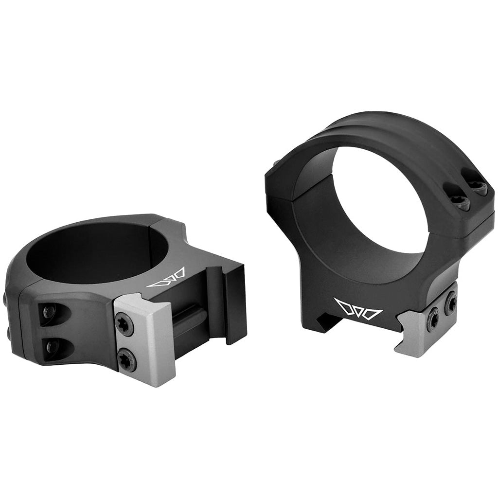 Warne Hyperlite Scope Rings Matte Black 34mm Medium