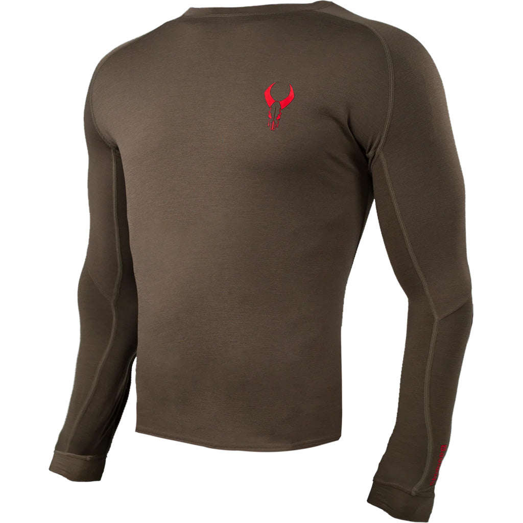 Badlands Pecora Lightweight Merino Crew MUD 3X-Large