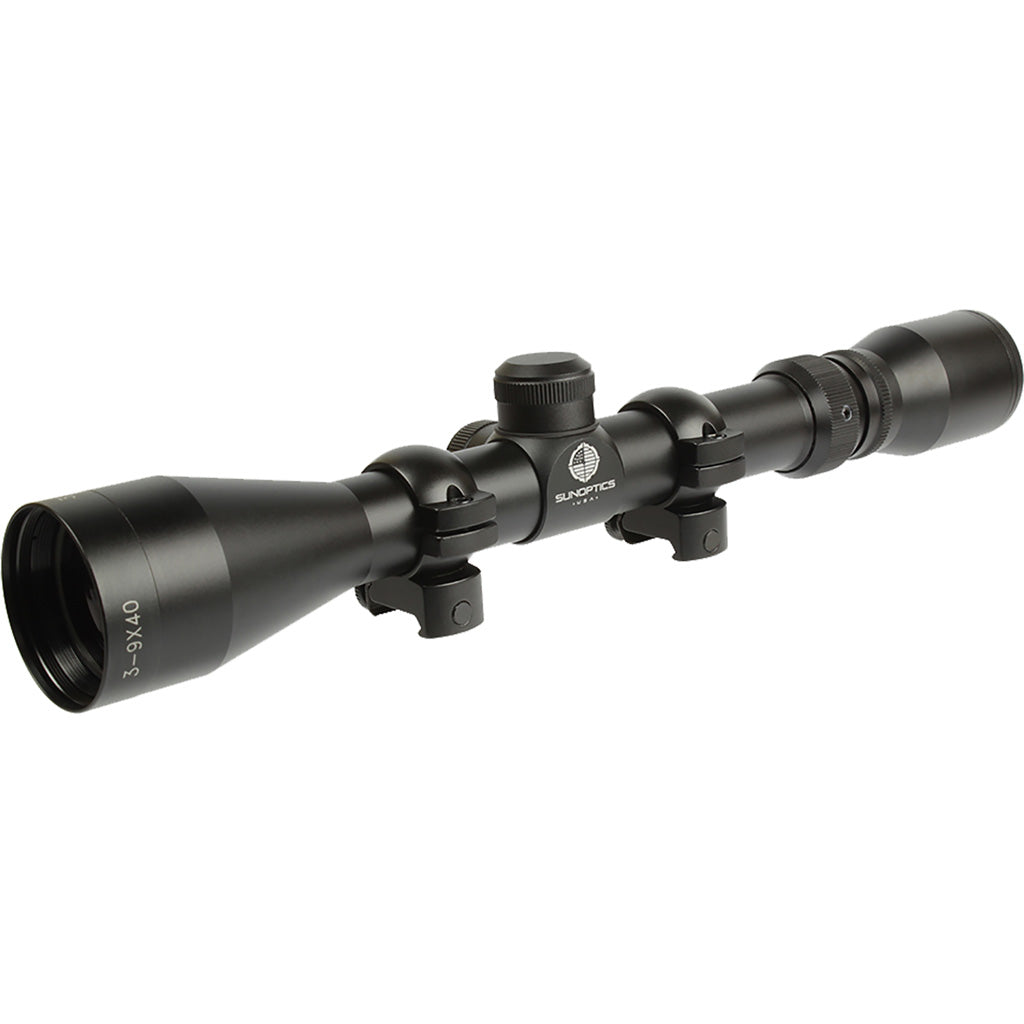 Sun Scope Sun Optics Heavy Duty Rifle Scope Package 3-9x40mm Duplex Weaver Rings ...
