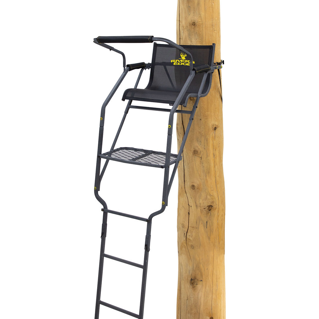 Rivers Edge Relax Wide 1 Man Ladder Stand 16 ft.