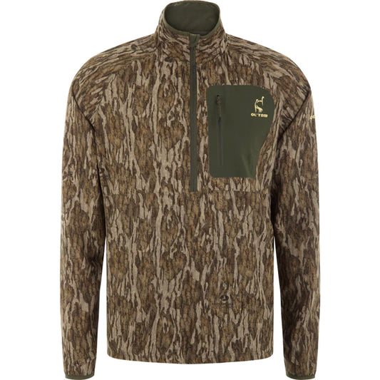 Drake Ol' Tom SWT Half Zip Pullover MO Bottomland Large