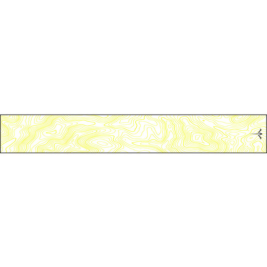 White Water Archery Thin Line Topo Wraps Flo Yellow 5 in. x 1.125 in. 15 pk.