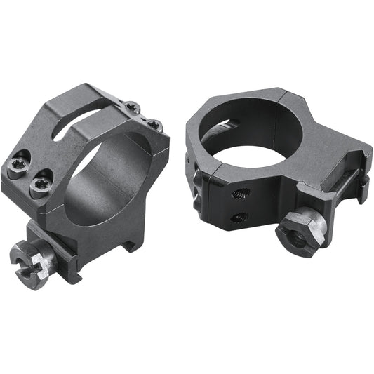 Weaver Classic 4Hole Skeleton Rings Matte Black 30mm High Clamshell Pack