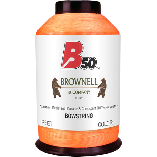 Brownell B50 Bowstring Material Fluorescent Orange 1/4 lb.