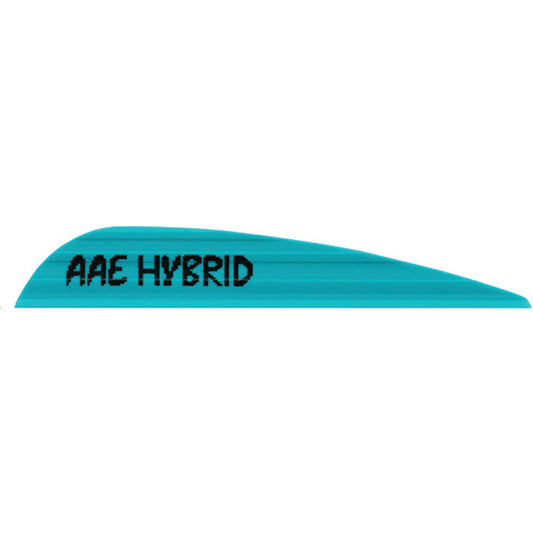 AAE Hybrid 23 Vanes Teal 2.3 in. 100 pk.
