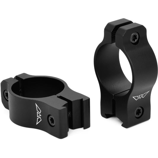 Warne Vapor Rimfire Rings Matt Black 1 in. Medium