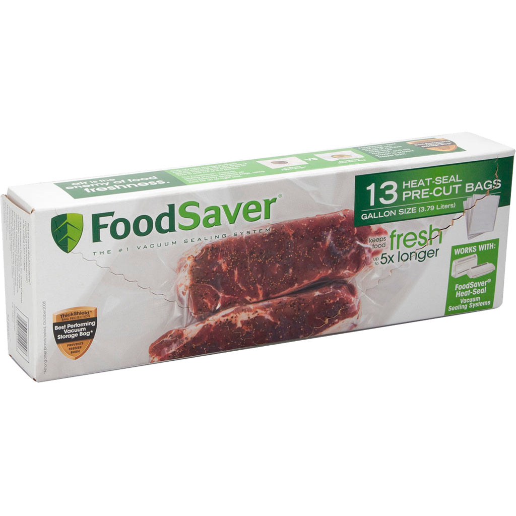 FoodSaver PreCut Bags 8 in. x 14 in. Gallon 13 pk.